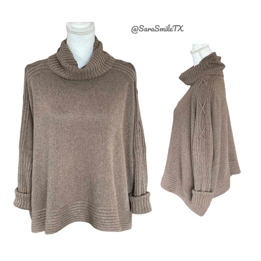 STARING AT STARS by URBAN OUTFITTERS Mocha Oversized Cowl Neck Knit Sweater NWOT